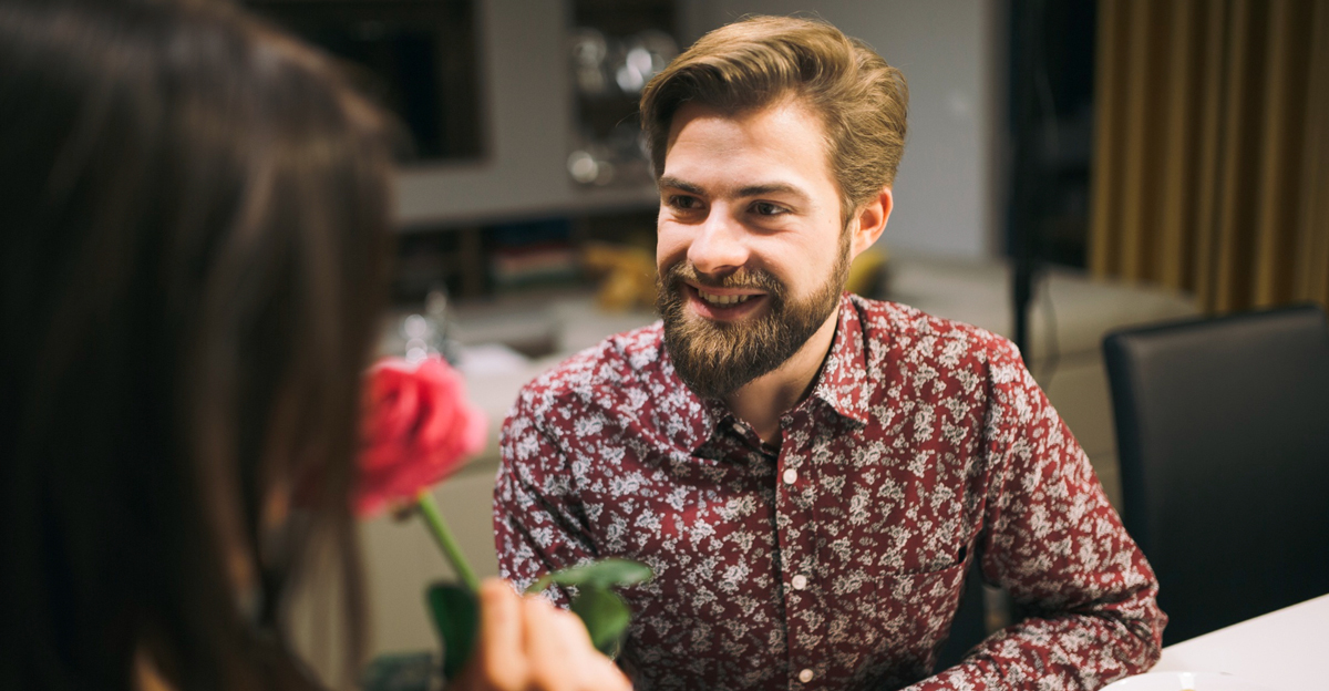 Begrüssung beim ersten Date